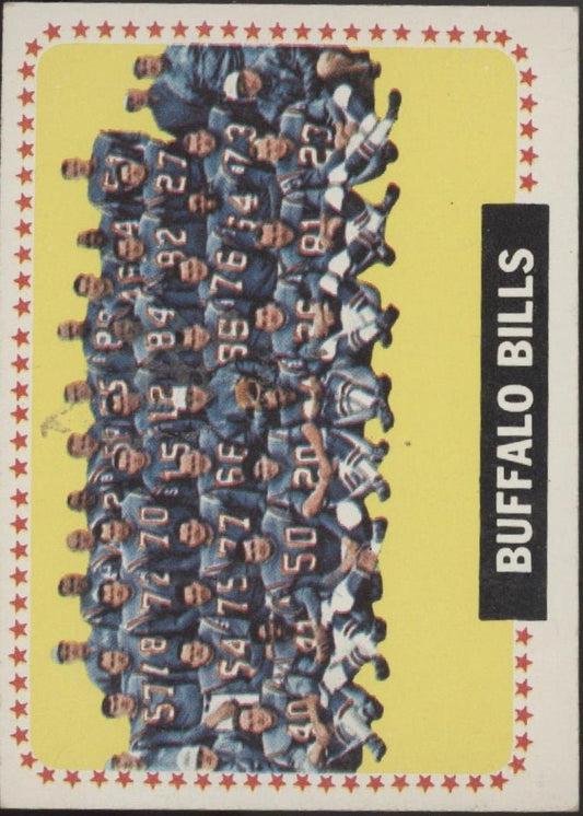 Buffalo Bills 1964 Topps Team Card #43 EX - Collector Store LLC