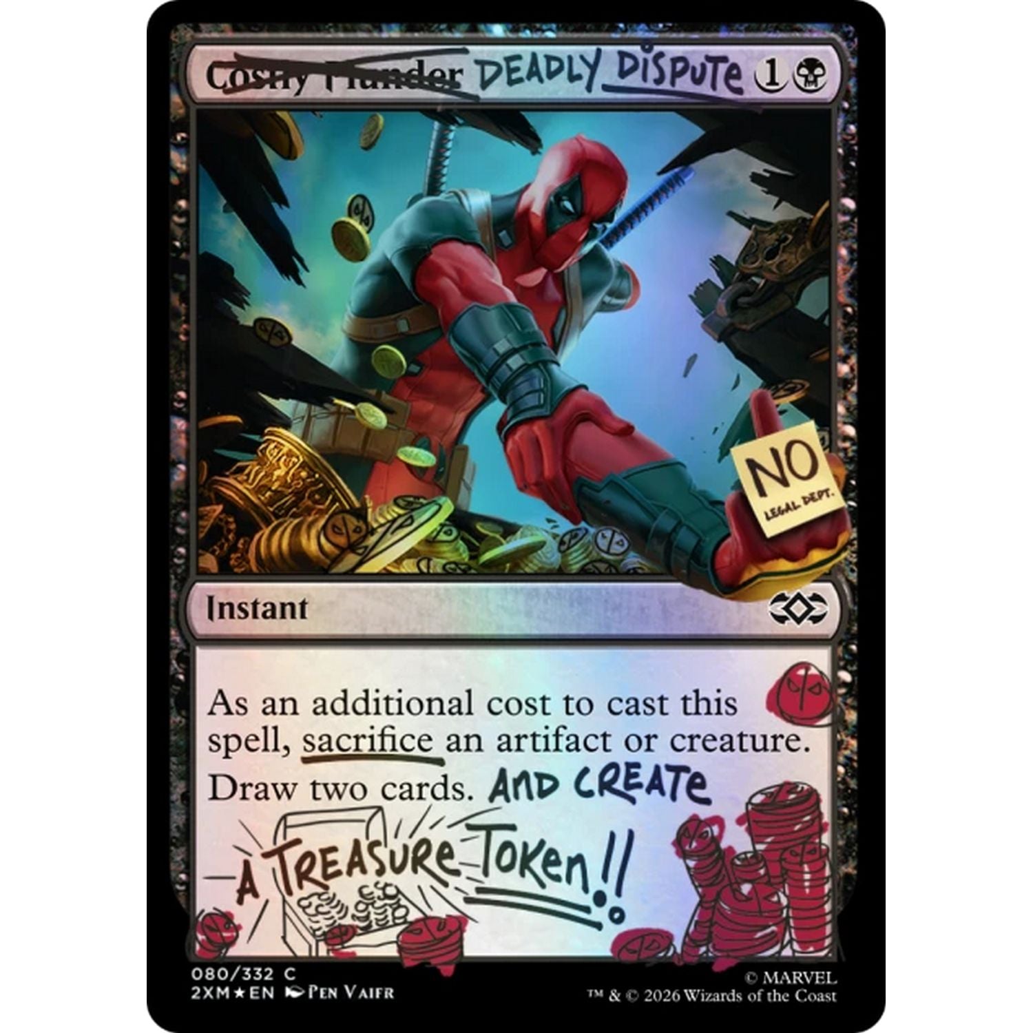 Magic the Gathering: Secret Lair x Marvel - I Fixed It (You're Welcome) Traditional Foil、Magic the Gathering、kayou