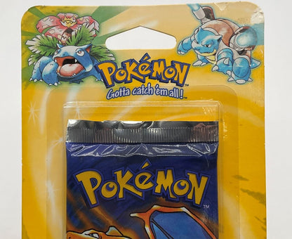 Pokemon: Base Set Long Crimp Shadowless Base Set Blister Pack [Charizard Art]