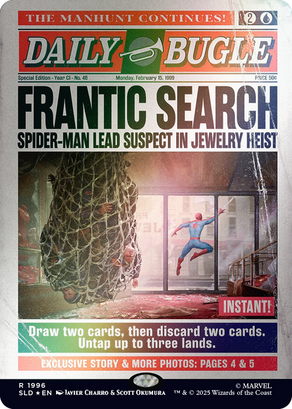 Magic the Gathering: Secret Lair x Marvel - Spider-Man: Daily Bugle Breaking News [Rainbow Foil Edition]