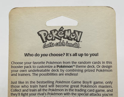 Pokemon: Base Set Long Crimp Shadowless Base Set Blister Pack [Charizard Art]