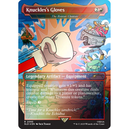 Magic the Gathering: Secret Lair X Sonic Turbo Gear [Rainbow Foil]