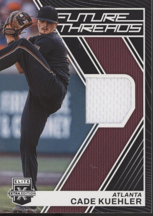 Cade Kuehler 2023 Panini Elite Extra Edition Future Threads Swatch #FT - CK - Collector Store LLC