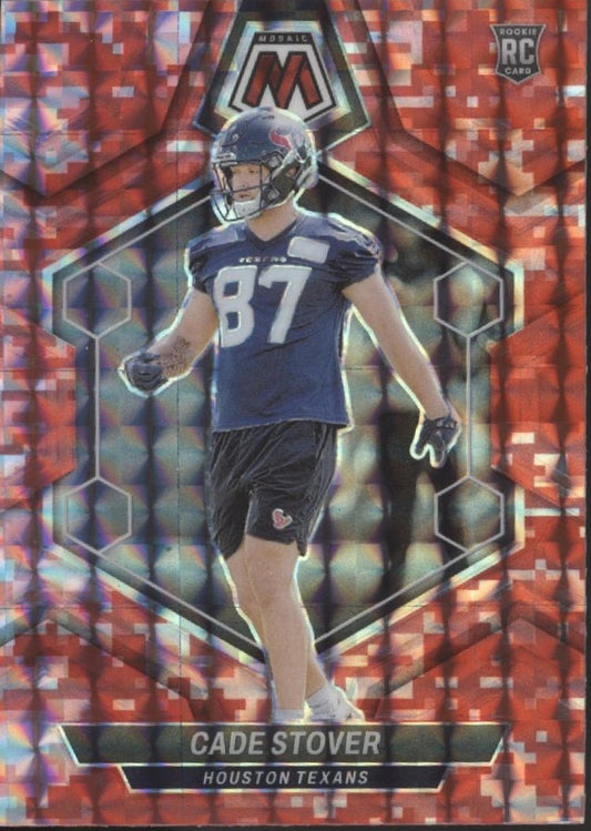 Cade Stover 2024 Panini Mosaic Red Camo Prizm RC #384 - Collector Store LLC