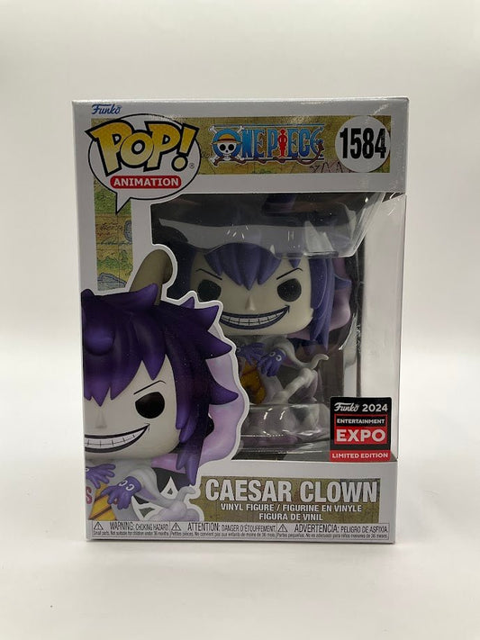 Caesar Clown Funko Pop! One Piece #1584 2024 Entertainment Expo - Collector Store LLC