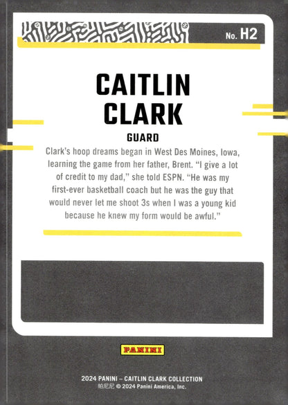 Caitlin Clark 2024 Panini Caitlin Clark Collection Highlights RC #H2 - Collector Store LLC