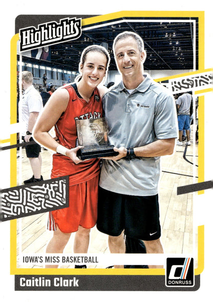 Caitlin Clark 2024 Panini Caitlin Clark Collection Highlights RC #H4 - Collector Store LLC