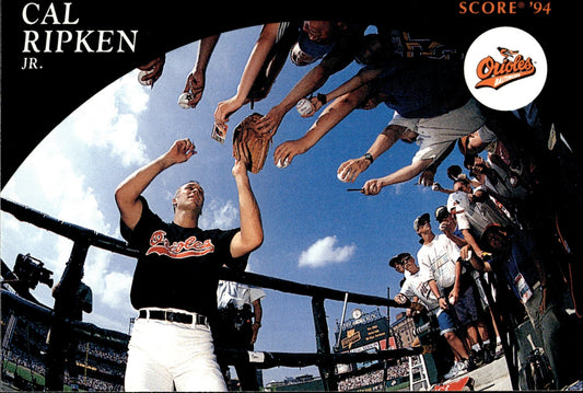Cal Ripken Jr. 1994 Pinnacle Score 5 2 - Collector Store LLC