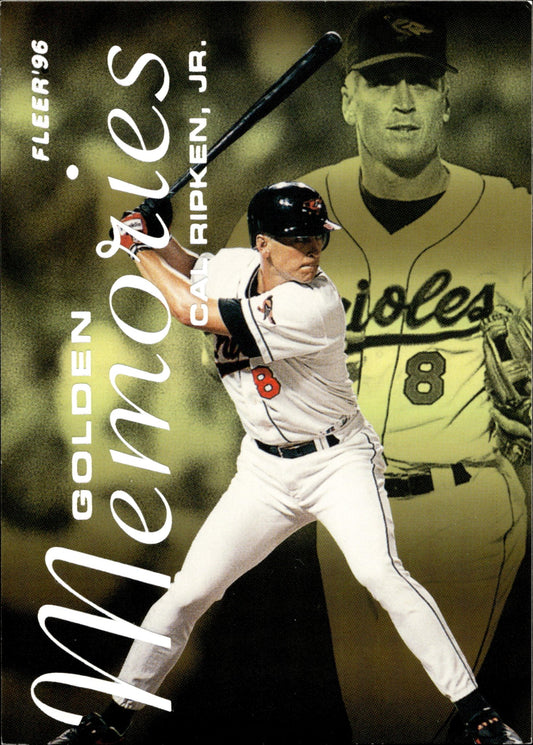 Cal Ripken Jr. 1996 Fleer Golden Memories 8 - Collector Store LLC