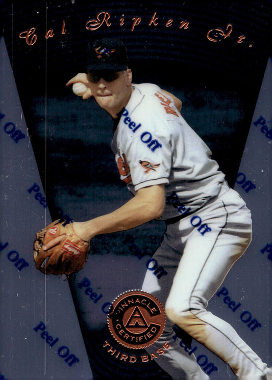 Cal Ripken Jr. 1997 Pinnacle Certified with Coating 28 - Collector Store LLC