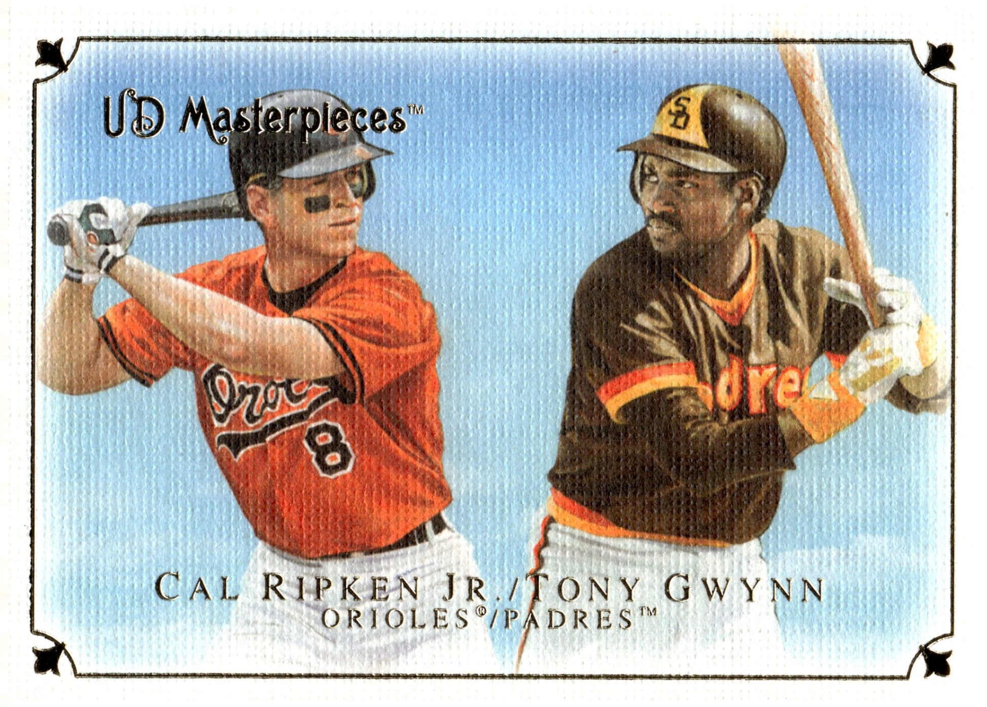 Cal Ripken Jr. / Tony Gwynn 2007 Upper Deck Masterpieces 42 - Collector Store LLC