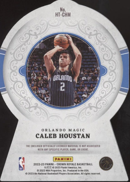 Caleb Houstan 2022 - 23 Crown Royale Heirs to the Throne Die - Cut Swatch RC #HT - CHM - Collector Store LLC