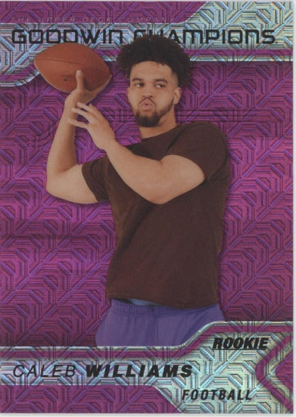 Caleb Williams 2023 Upper Deck Goodwin Champions Pink Traxx Refractor RC /299 #2 - Collector Store LLC