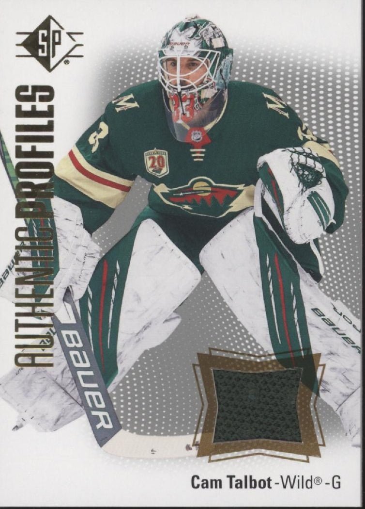 Cam Talbot 2021 - 22 Upper Deck SP Authentic Profiles Swatch #AP - 2 - Collector Store LLC