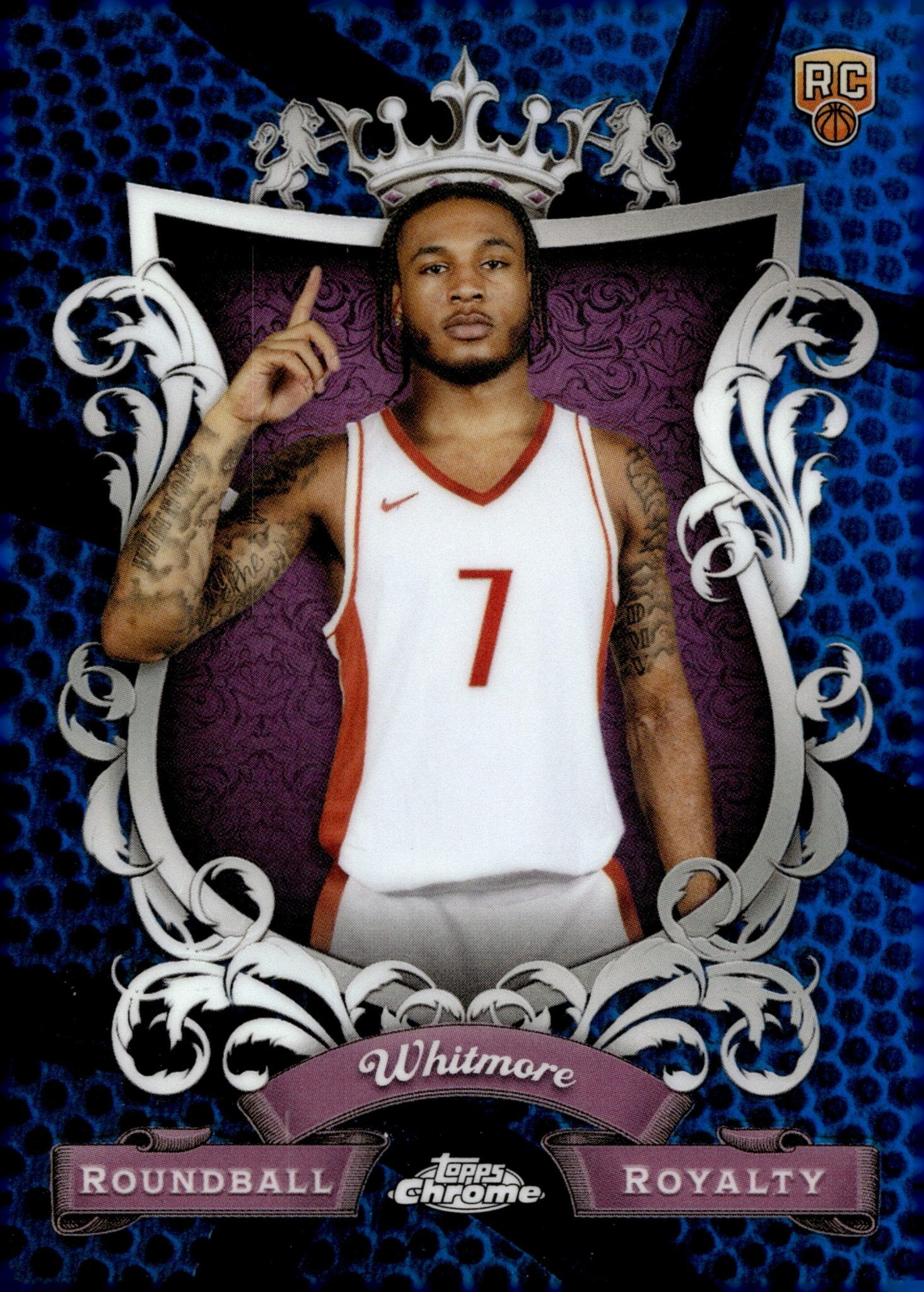 Cam Whitmore 2024 Topps Chrome Roundball Royalty Blue Refractor RC #RR - 19 - Collector Store LLC