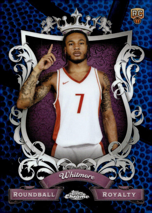 Cam Whitmore 2024 Topps Chrome Roundball Royalty Blue Refractor RC #RR - 19 - Collector Store LLC