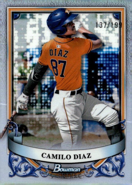 Camilo Diaz 2024 Bowman Sterling Refractor 137/199 #BSP - 10 - Collector Store LLC