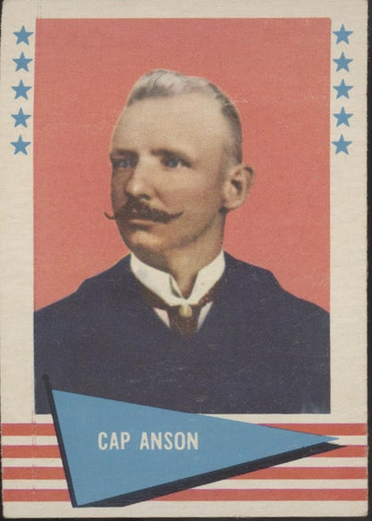 Cap Anson 1961 Fleer #4 Chicago VG - Collector Store LLC