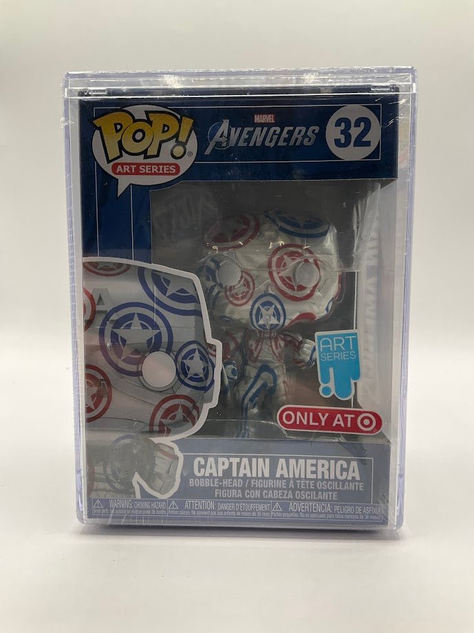 Captain America Funko Pop! Avengers #32 Art Series Target Exclusive - Collector Store LLC