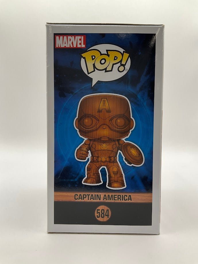 Captain America Funko Pop! Marvel Entertainment Earth Exclusive #584 - Collector Store LLC