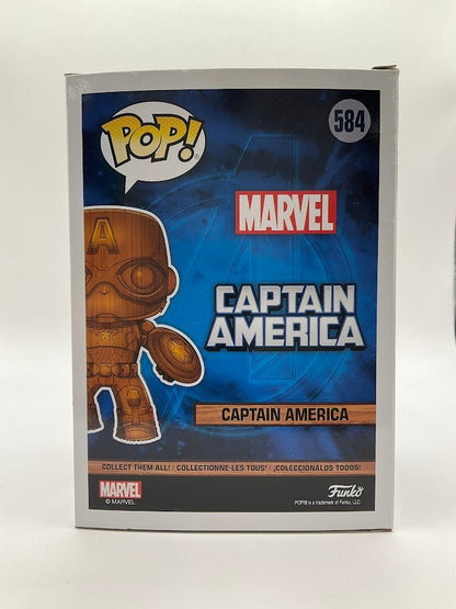 Captain America Funko Pop! Marvel Entertainment Earth Exclusive #584 - Collector Store LLC