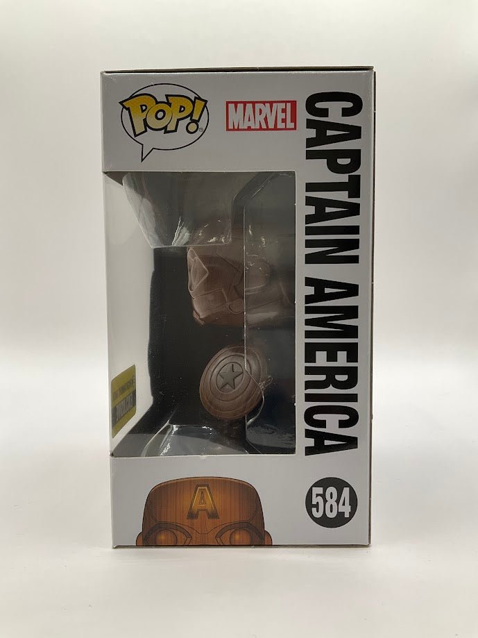 Captain America Funko Pop! Marvel Entertainment Earth Exclusive #584 - Collector Store LLC