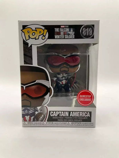 Captain America Funko Pop! The Falcon & The Winter Solider #819 GameStop - Collector Store LLC