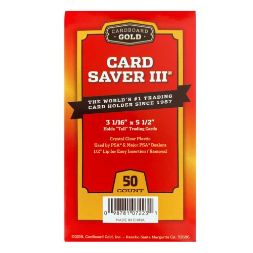 Cardboard Gold: Card Saver 3 Semi Rigid - Collector Store LLC