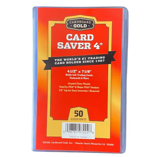 Cardboard Gold: Card Saver IV Semi Rigid - Collector Store LLC