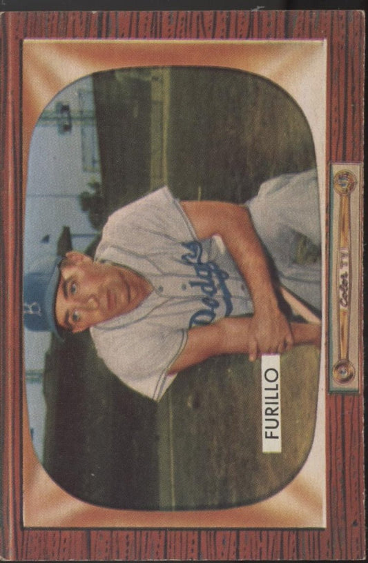 Carl Furillo 1955 Bowman #169 Brooklyn Dodgers VG - Collector Store LLC