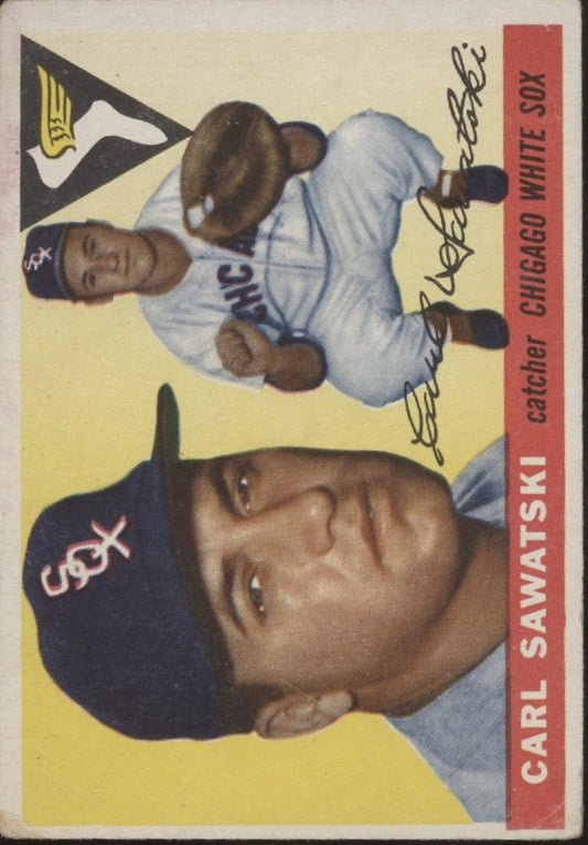 Carl Sawatski 1955 Topps #122 Chicago White Sox EX - Collector Store LLC