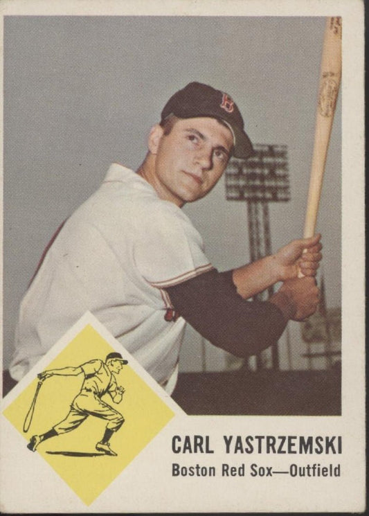 Carl Yastrzemski 1963 Fleer #8 Boston Red Sox VG - Collector Store LLC