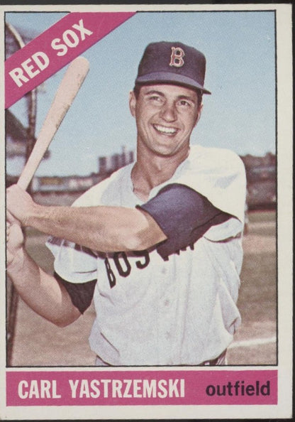 Carl Yastrzemski 1966 Topps #70 Boston Red Sox VG - EX - Collector Store LLC