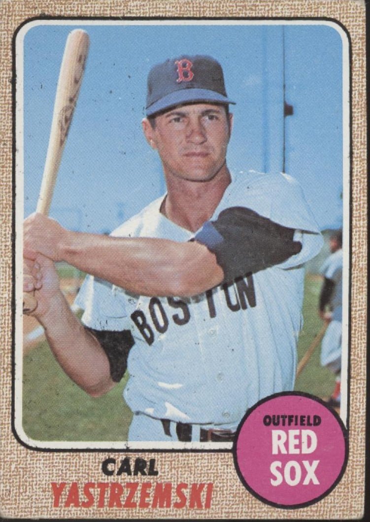 Carl Yastrzemski 1968 Topps #250 Boston Red Sox VG #2 - Collector Store LLC