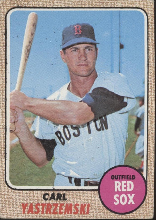 Carl Yastrzemski 1968 Topps #250 Boston Red Sox VG #2 - Collector Store LLC