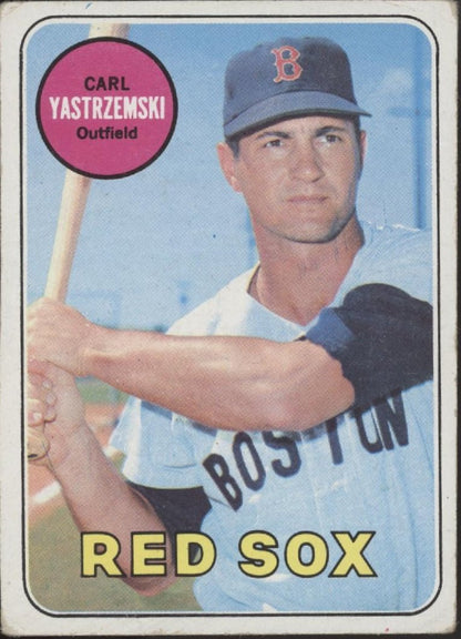 Carl Yastrzemski 1969 Topps #130 Boston Red Sox VG #3 - Collector Store LLC