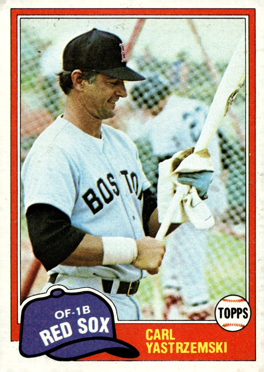 Carl Yastrzemski 1981 Topps 110 - Collector Store LLC