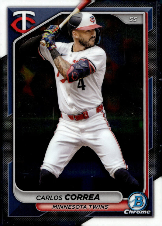 Carlos Correa 2024 Bowman Chrome 53 - Collector Store LLC