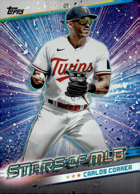 Carlos Correa 2024 Topps Series 2 Stars of MLB SMLB - 49 - Collector Store LLC
