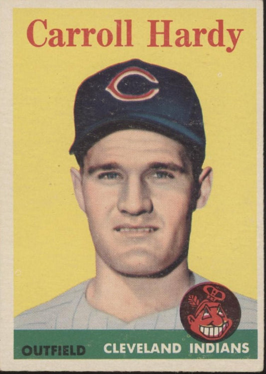 Carroll Hardy 1958 Topps RC #446 Cleveland Indians EX #2 - Collector Store LLC