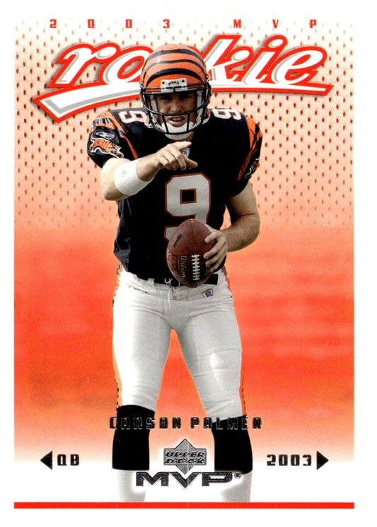 Carson Palmer 2003 Upper Deck MVP RC #327 - Collector Store LLC