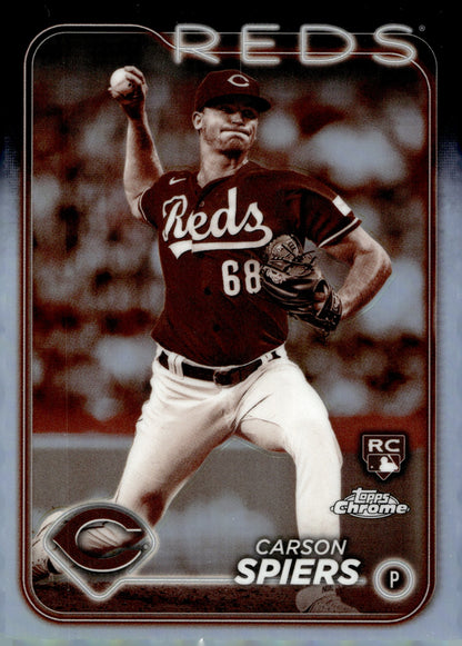 Carson Spiers 2024 Topps Chrome Sepia Refractor RC 167 - Collector Store LLC