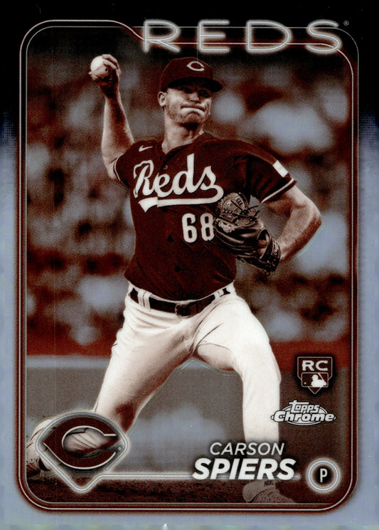 Carson Spiers 2024 Topps Chrome Sepia Refractor RC 167 - Collector Store LLC