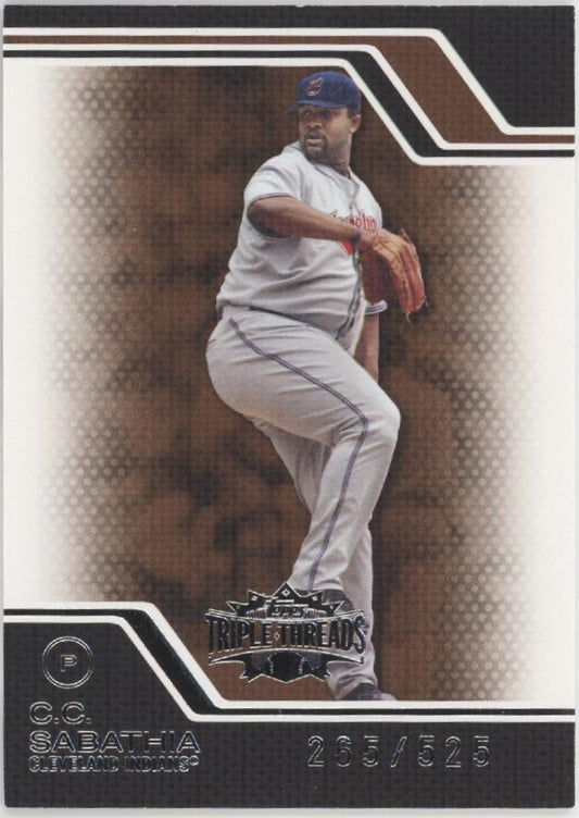 CC Sabathia 2008 Topps Triple Threads 265/525 #23 - Collector Store LLC