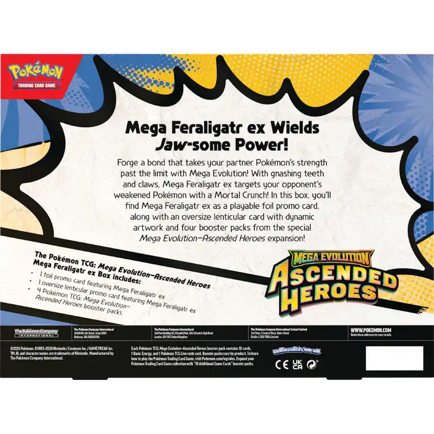 Pokemon: Mega Evolution Ascended Heroes Mega EX Box (Random)