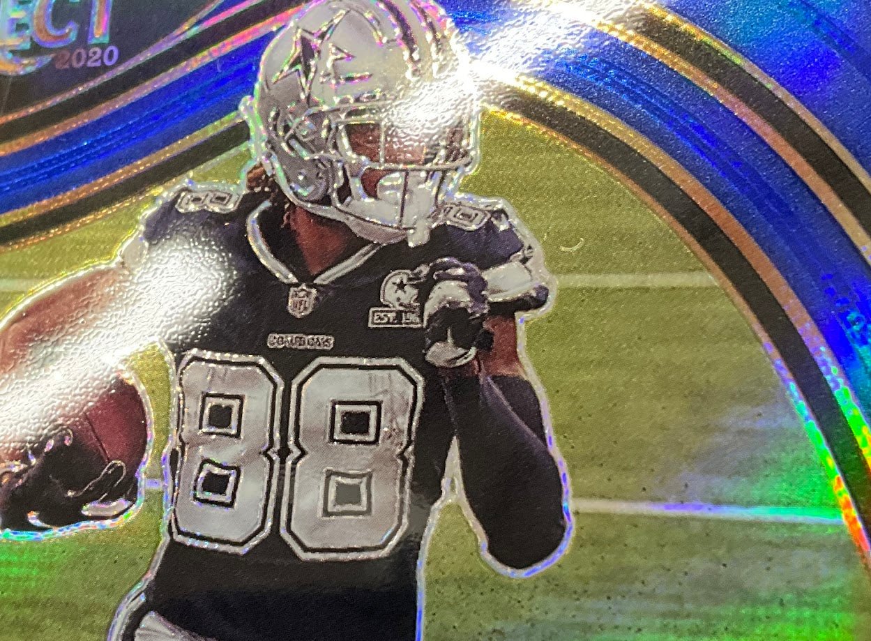 CeeDee Lamb 2020 Panini Select Die - Cut Blue Prizm RC #357 - Collector Store LLC