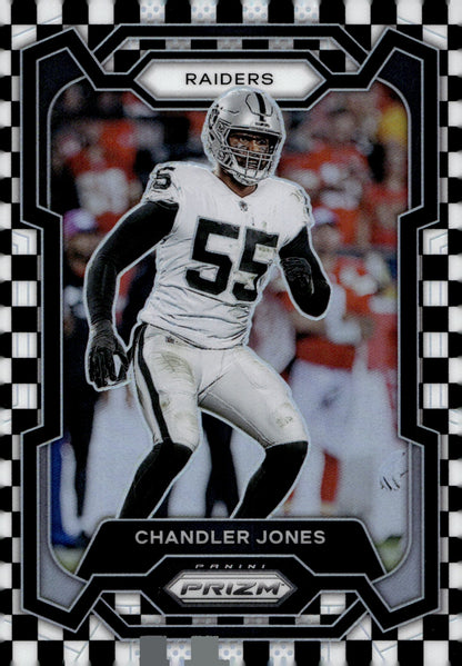 Chandler Jones 2023 Panini Prizm Black & White Checker Prizm #180 - Collector Store LLC