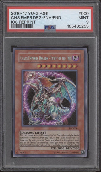 YuGiOh Invasion of Chaos Secret Rare Chaos Emperor Dragon- Envoy of the End IOC-000