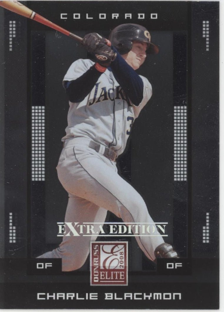 Charlie Blackmon 2008 Donruss Elite Extra Edition #17 - Collector Store LLC