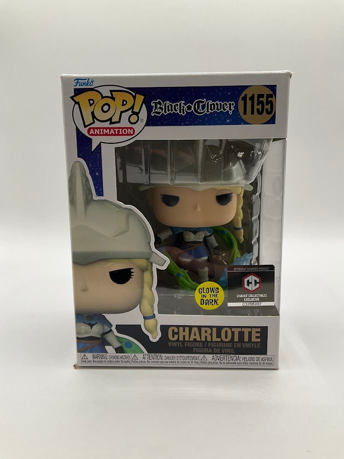 Charlotte Funko Pop! Black Clover #1155 GITD Chalice Collectibles Exclusive - Collector Store LLC